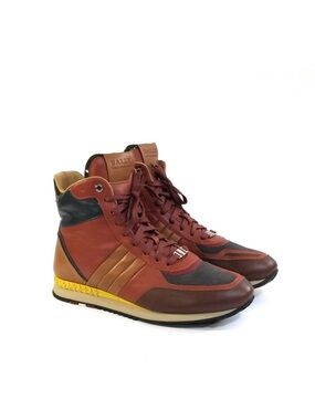 BALLY Asiaki Mens Colorblock High Top Sneakers Size 10 M